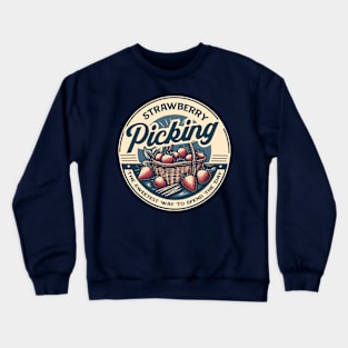 Strawberry Picking Crewneck Sweatshirt